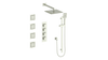 Vogt Kapfenberg 3/4" High-Flow TH Shower Kit with Body Jets CC