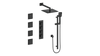 Vogt Kapfenberg 3/4" High-Flow TH Shower Kit with Body Jets CC