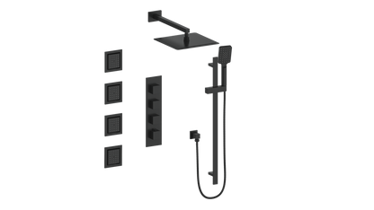Vogt Kapfenberg 3/4" High-Flow TH Shower Kit with Body Jets CC