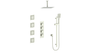 Vogt Kapfenberg 3/4" High-Flow TH Shower Kit with Body Jets and 6" Ceiling Arm CC
