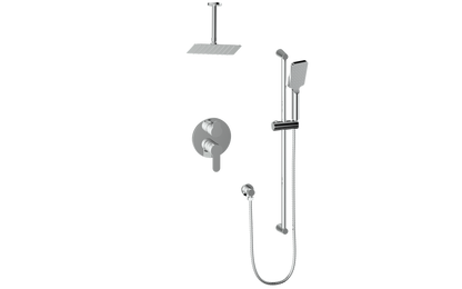 Vogt Lusten 2-Way PB Shower Kit with 6" Ceiling Arm CC
