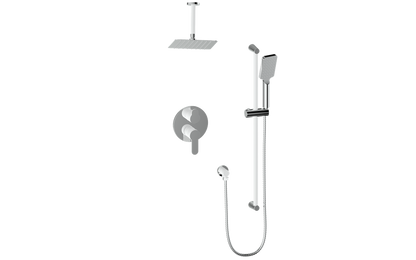 Vogt Lusten 2-Way PB Shower Kit with 6" Ceiling Arm CC