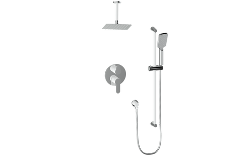 Vogt Lusten 2-Way PB Shower Kit with 6" Ceiling Arm CC