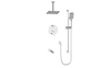 Vogt Lusten 3-Way TH Shower Kit with 6" Ceiling Arm CC