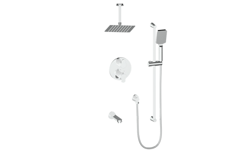 Vogt Lusten 3-Way TH Shower Kit with 6" Ceiling Arm CC