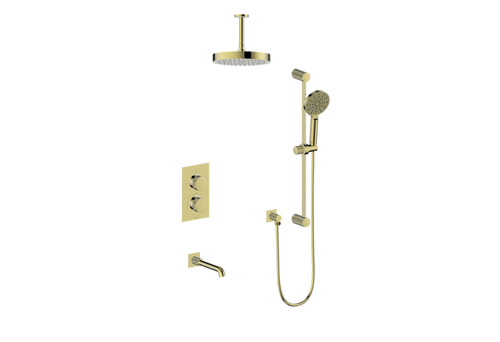 MOND 3-WAY TH SHOWER KIT WITH 6" CEILING ARM