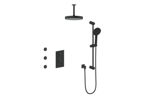 MOND 3-WAY TH SHOWER KIT WITH BODY JETS AND 6" CEILING ARM