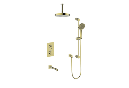 MOND 3-WAY TH SHOWER KIT WITH 6" CEILING ARM