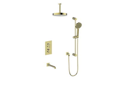 MOND 3-WAY TH SHOWER KIT WITH 6" CEILING ARM