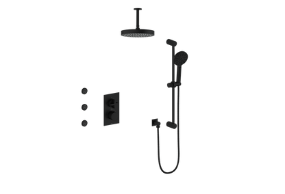 MOND 3-WAY TH SHOWER KIT WITH BODY JETS AND 6" CEILING ARM