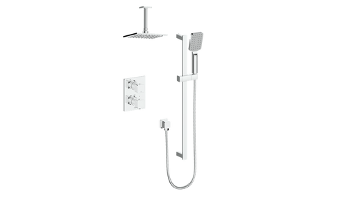 Vogt Niveau 2-Way TH Shower Kit with 6" Ceiling Arm CC
