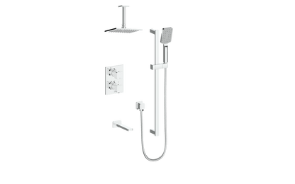 Vogt Niveau 3-Way TH Shower Kit with 6" Ceiling Arm CC