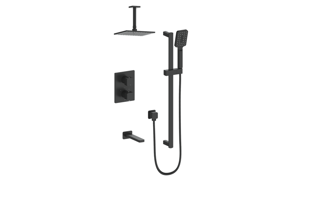 Vogt Niveau 3-Way TH Shower Kit with 6" Ceiling Arm CC