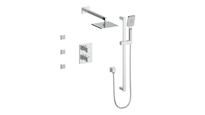 Vogt Niveau 3-Way TH Shower Kit with Body Jets CC
