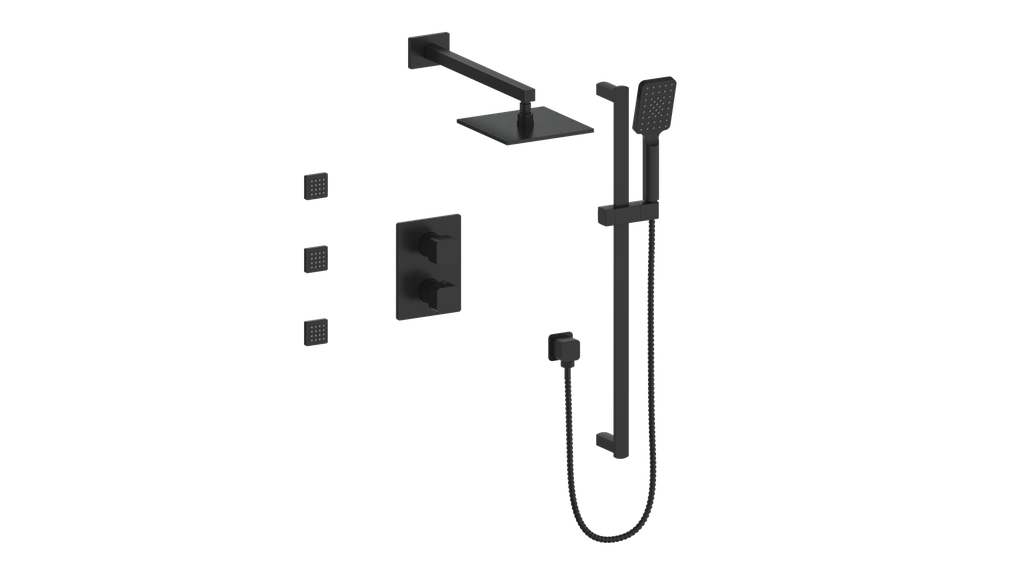 Vogt Niveau 3-Way TH Shower Kit with Body Jets CC