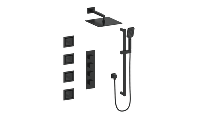 Vogt Niveau 3/4" High-Flow TH Shower Kit with Body Jets CC