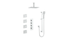 Vogt Niveau 3/4" High-Flow TH Shower Kit with Body Jets and 6" Ceiling Arm CC
