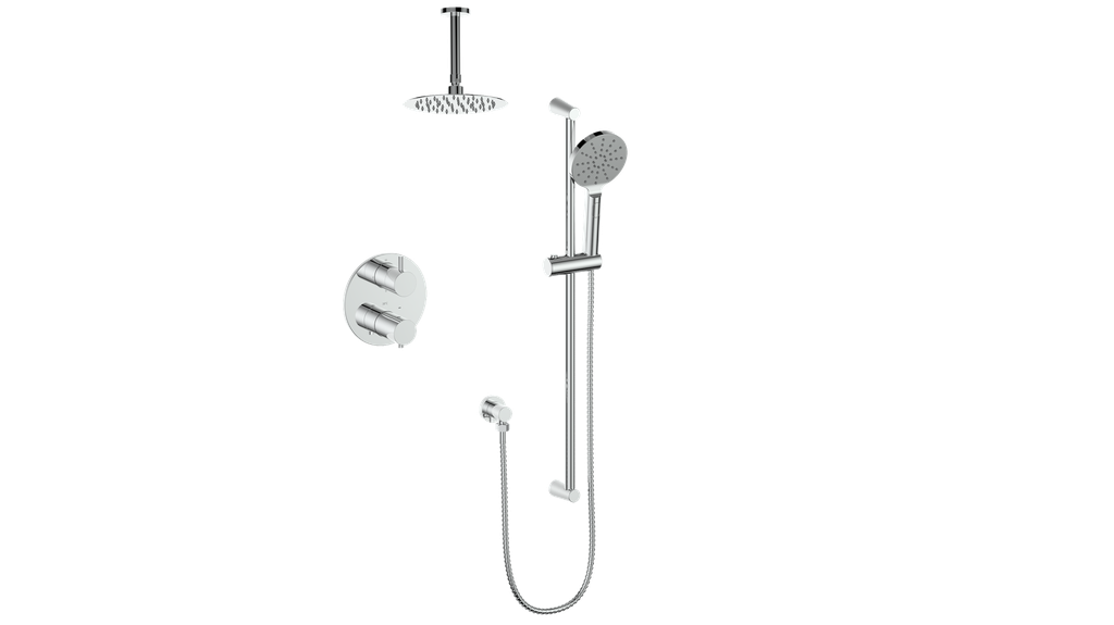 Vogt Worgl 2-Way TH Shower Kit with 6" Ceiling Arm CC