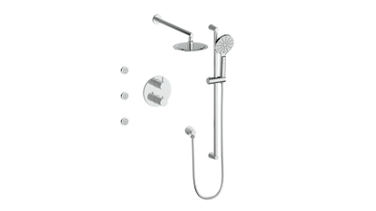 Vogt Worgl 3-Way TH Shower Kit with Body Jets CC