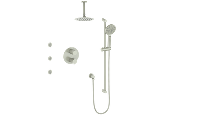 Vogt Worgl 3-Way TH Shower Kit with Body Jets and 6" Ceiling Arm CC