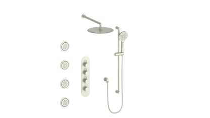 Vogt Worgl 3/4" High-Flow TH Shower Kit with Body Jets CC