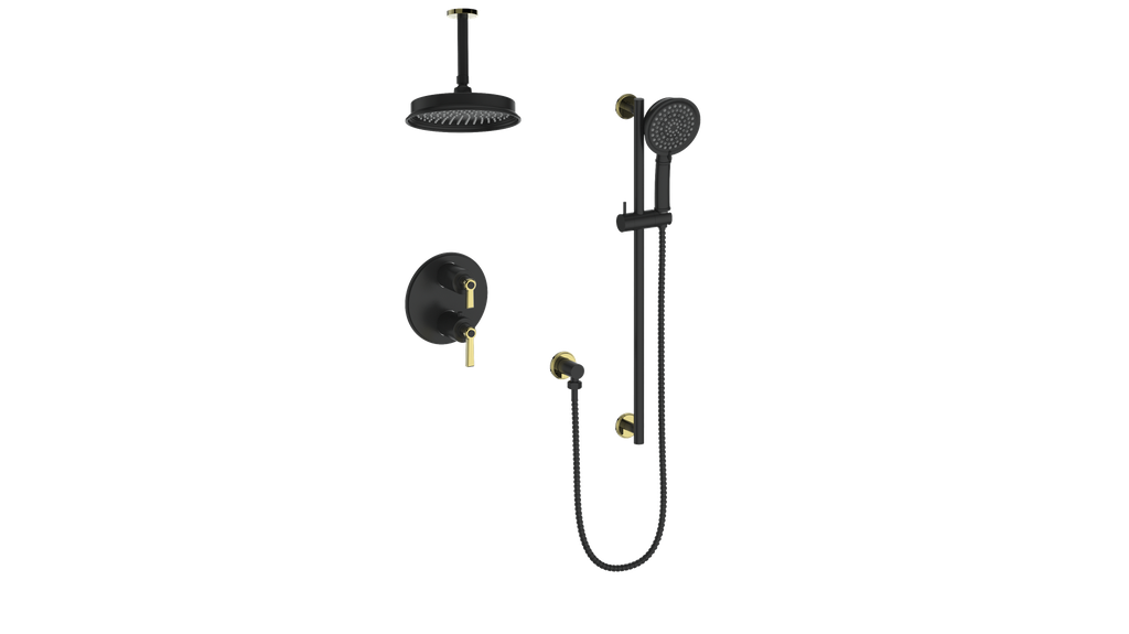 ZEHN 2-WAY SHOWER KIT WITH 6" CEILING ARM