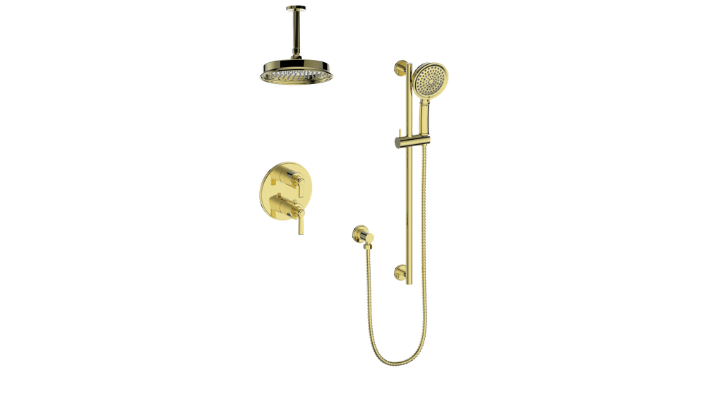 ZEHN 2-WAY SHOWER KIT WITH 6" CEILING ARM