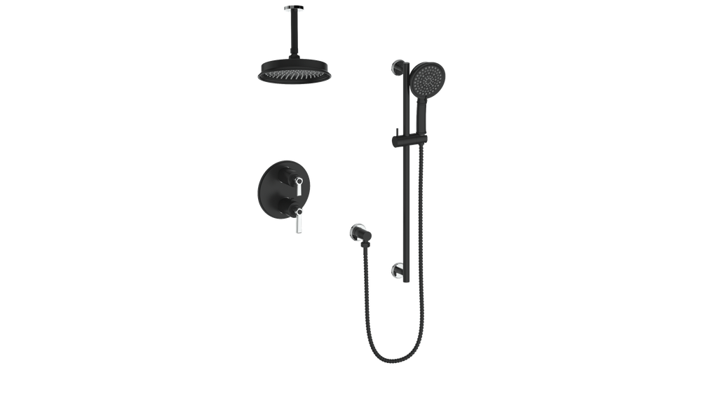 ZEHN 2-WAY SHOWER KIT WITH 6" CEILING ARM