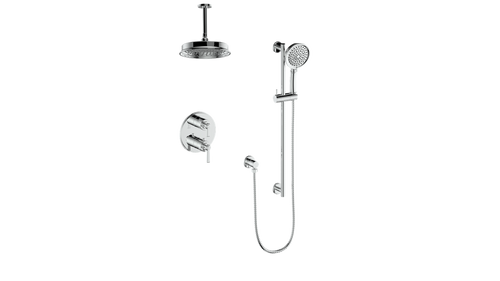 ZEHN 2-WAY SHOWER KIT WITH 6" CEILING ARM