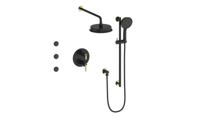 ZEHN 3-WAY TH SHOWER KIT WITH BODY JETS