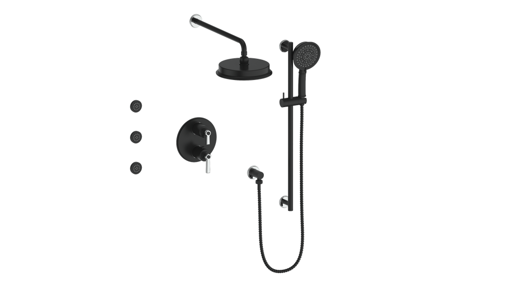 ZEHN 3-WAY TH SHOWER KIT WITH BODY JETS