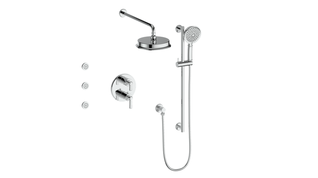 ZEHN 3-WAY TH SHOWER KIT WITH BODY JETS