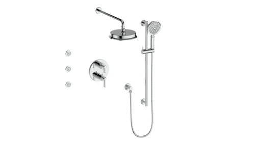 ZEHN 3-WAY TH SHOWER KIT WITH BODY JETS