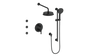 ZEHN 3-WAY TH SHOWER KIT WITH BODY JETS