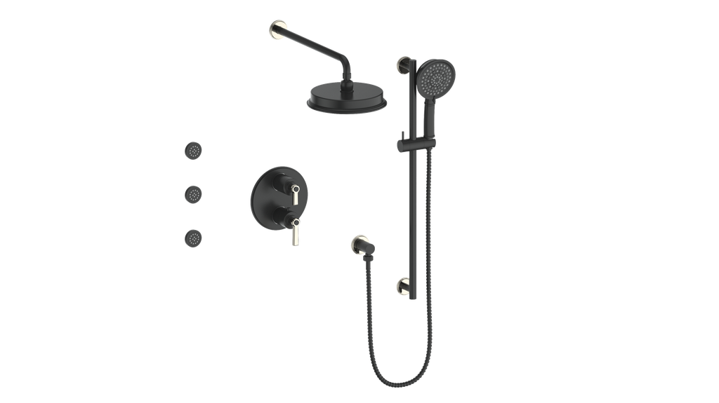ZEHN 3-WAY TH SHOWER KIT WITH BODY JETS