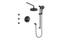 ZEHN 3-WAY TH SHOWER KIT WITH BODY JETS