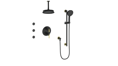 Vogt ZEHN 3-WAY TH SHOWER KIT WITH BODY JETS AND 6" CEILING ARM