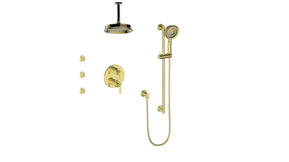 Vogt ZEHN 3-WAY TH SHOWER KIT WITH BODY JETS AND 6" CEILING ARM