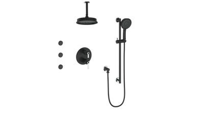 Vogt ZEHN 3-WAY TH SHOWER KIT WITH BODY JETS AND 6" CEILING ARM
