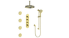 ZEHN 3/4" HIGH-FLOW TH SHOWER KIT WITH BODY JETS AND 6" CEILING ARM