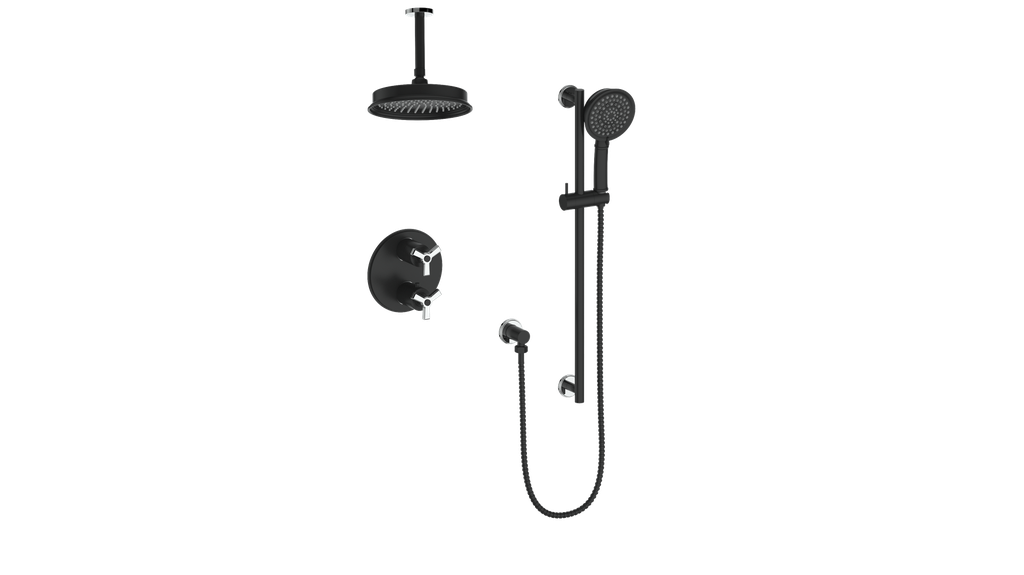 ZEHN 2-WAY SHOWER KIT WITH 6" CEILING ARM