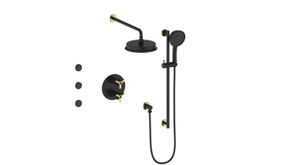 ZEHN 3-WAY TH SHOWER KIT WITH BODY JETS