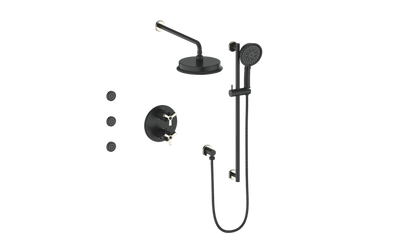 ZEHN 3-WAY TH SHOWER KIT WITH BODY JETS