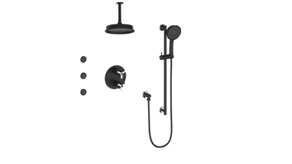 Vogt ZEHN 3-WAY TH SHOWER KIT WITH BODY JETS AND 6" CEILING ARM