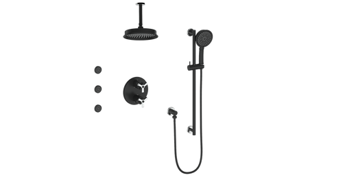 Vogt ZEHN 3-WAY TH SHOWER KIT WITH BODY JETS AND 6" CEILING ARM
