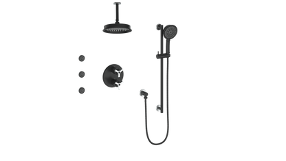 Vogt ZEHN 3-WAY TH SHOWER KIT WITH BODY JETS AND 6" CEILING ARM