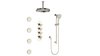 ZEHN 3/4" HIGH-FLOW TH SHOWER KIT WITH BODY JETS AND 6" CEILING ARM