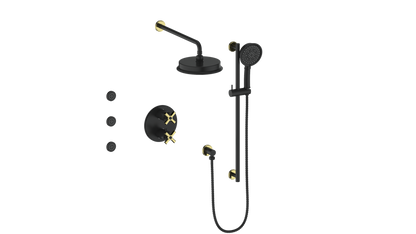 ZEHN 3-WAY TH SHOWER KIT WITH BODY JETS