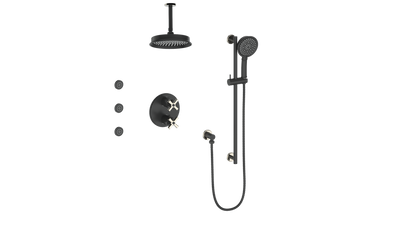 Vogt ZEHN 3-WAY TH SHOWER KIT WITH BODY JETS AND 6" CEILING ARM