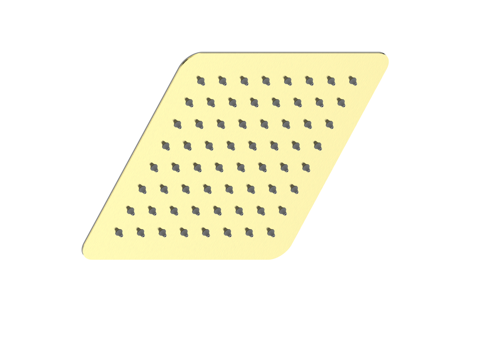 Vogt 8" Square Stainless Steel Shower Head CC